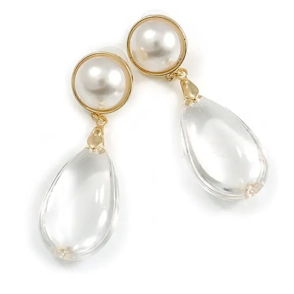Crystal drop earrings M257